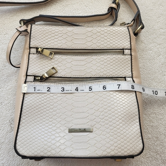 Simply Noelle Crossbody Purse White and Blush Pink - Picture 7 of 10